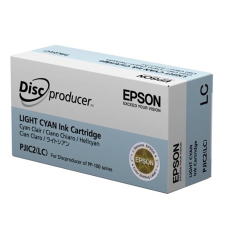 TINTA EPSON C13S020448 CYAN LIGHT DISC PRODUCER PP-100 (1 000 DISCOS)