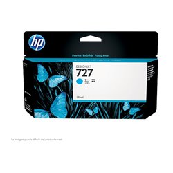 TINTA HP LF 727 B3P19A CYAN DesignJet T1500 /T2500/T920 130ML