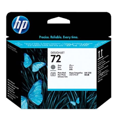 TINTA HP LF 72 C9380A NEGRO-GRIS CABEZAL DJ T1100/T610  130 ML