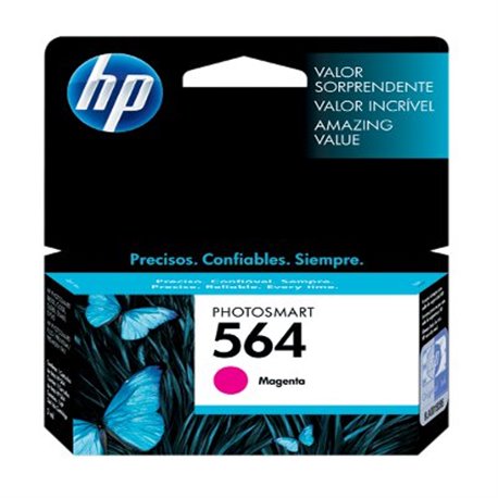 TINTA HP 564 CB319WL MAGENTA PHOTOSMART C309A/C6300/B8500/D5400/D7500 (300 PAG)