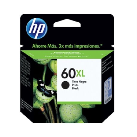 TINTA HP 60 XL CC641WL NEGRO F4480/F4280/F4250/F4240 ALTO RENDIMIENTO (600 PAG)