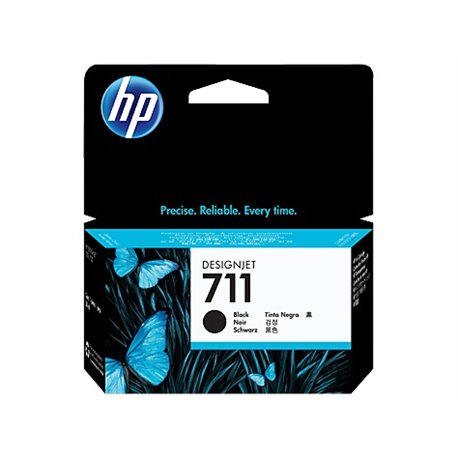 TINTA HP LF 711 CZ129A NEGRO DESIGNJET T120 38ML
