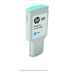 TINTA HP LF 727 F9J76A CIAN LF DESIGNJET T1530/T2530/T930/T1500/T2500/T920 300ML.