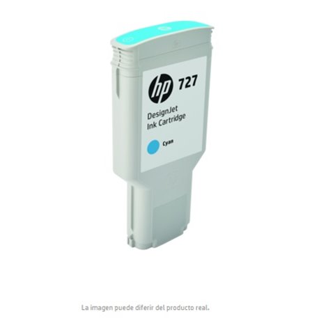 TINTA HP LF 727 F9J76A CIAN LF DESIGNJET T1530/T2530/T930/T1500/T2500/T920 300ML.
