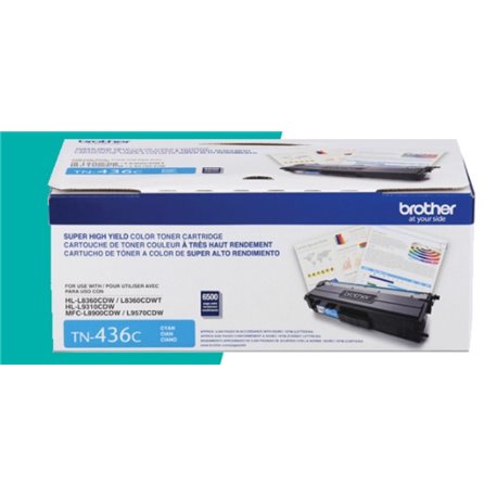 TONER BROTHER TN436C CIAN HLL9310CDW/MFCL8900CDW/MFCL9570CDW (6 500 PAG)