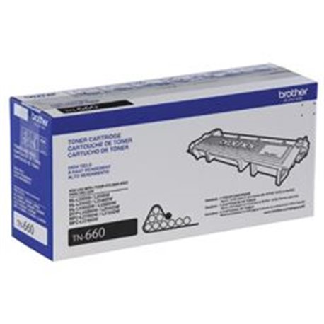 TONER BROTHER TN660 NEGRO LASERJET HL2360DW/DCPL2540DW/MFCL2700DW/MFCL2720DW (2 600 PAG )