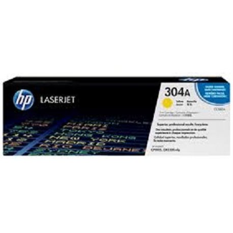 TONER HP 304A CC532A AMARILLO LASERJET CP2025/CM2320 MFP (2 800 PAG)