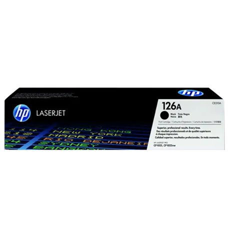 TONER HP 126A CE310A NEGRO LASERJET CP1025/M175NW (1 200 PAG)