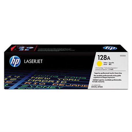 TONER HP 128A CE322A AMARILLO LASERJET CP1525NW/CM1415FNW (1,300 PAG)