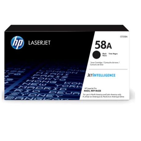 TONER HP 58A CF258A NEGRO LASERJET M404/M428 (3 000 PAG)