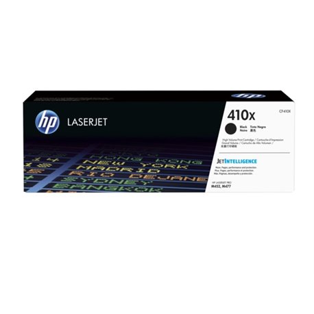 TONER HP 410X CF410X NEGRO LASERJET PRO M452dn/M452dnw/M477fdn ALTO RENDIMIENTO (6 500 PAG)