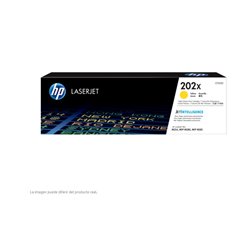 TONER HP 202X CF502X AMARILLO LASERJET PRO M254dw/M281fdw ALTO RENDIMIENTO (2 500 PAG)