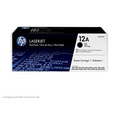 TONER HP 12A Q2612AD NEGRO LASERJET 1010/1012/1015/1018/1020/1022/1022PLUS/1022 DUAL PACK  (2 DE 2 000 PAG)