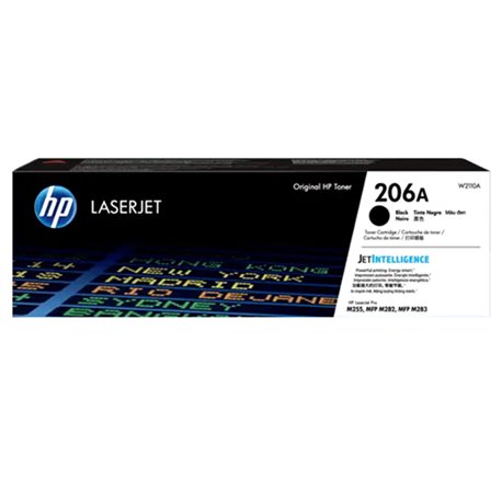 TONER HP 206A W2110A NEGRO LASERJET PRO M255DW (1250 PAG)
