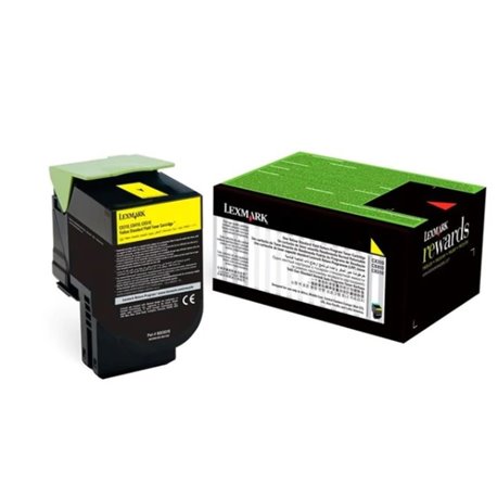TONER LEXMARK 70C8HY0 AMARILLO ALTO RENDIMIENTO CS310/CS310dn/CS410/CS510de (3 000 PAG).