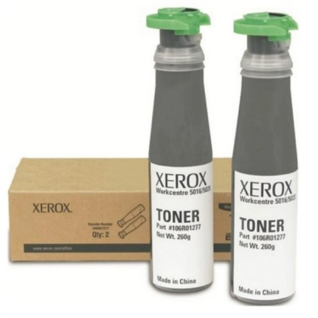 TONER XEROX 106R01277 WorkCentre 5020 BOTELLAS NEGRO (12 000 PAG)