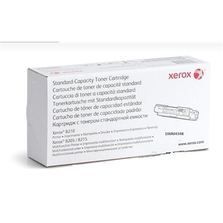 TONER XEROX 106R04348 NEGRO B210 B205 B215 CAPACIDAD ESTANDAR (3 000 PAG)
