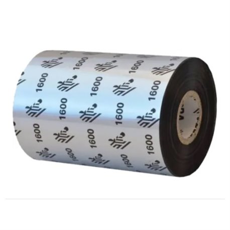 RIBBON CERA ECONOMICA 110X450 P/IMP.INDUSTRIAL FORM.1600 CENTRO 1IN (C18) 01600BK11045