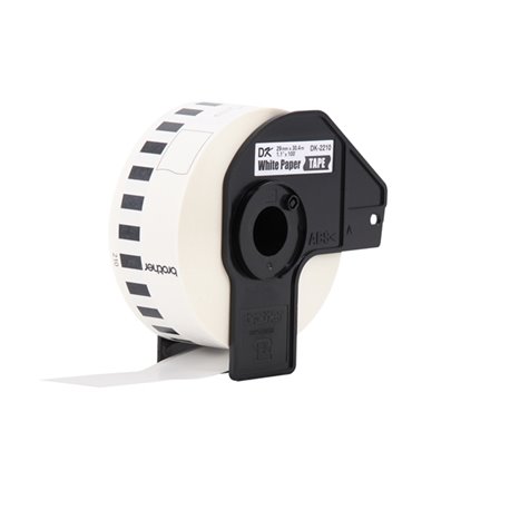 ETIQUETA BROTHER DK2210 CINTA PARA ETIQUETAS BROTHER 28.96 MM-TERMICA- BCO- 1  ROLLO