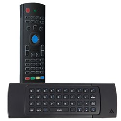 CONTROL REMOTO ACTECK PARA PANTALLA (SMART TV) AIR MOUSE CON TECLADO ANDROID TV NEGRO FARAWAY 