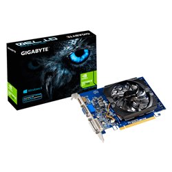 TJ VIDEO 2GB GIGABYTE NVIDIA DVI/VGA/HDMI DDR3  GV-N730D3-2GI REV3.0