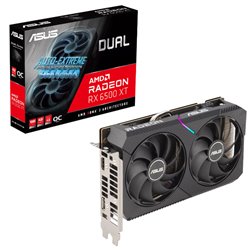 TJ VIDEO ASUS 4GB DUAL-RX6500XT-O4G GDDR6 RADEON HDMI/DP