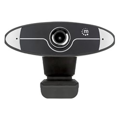 CAMARA WEB MANHATTAN USB V2 720P MICROFONO HD BASE AJUSTABLE 30FPS